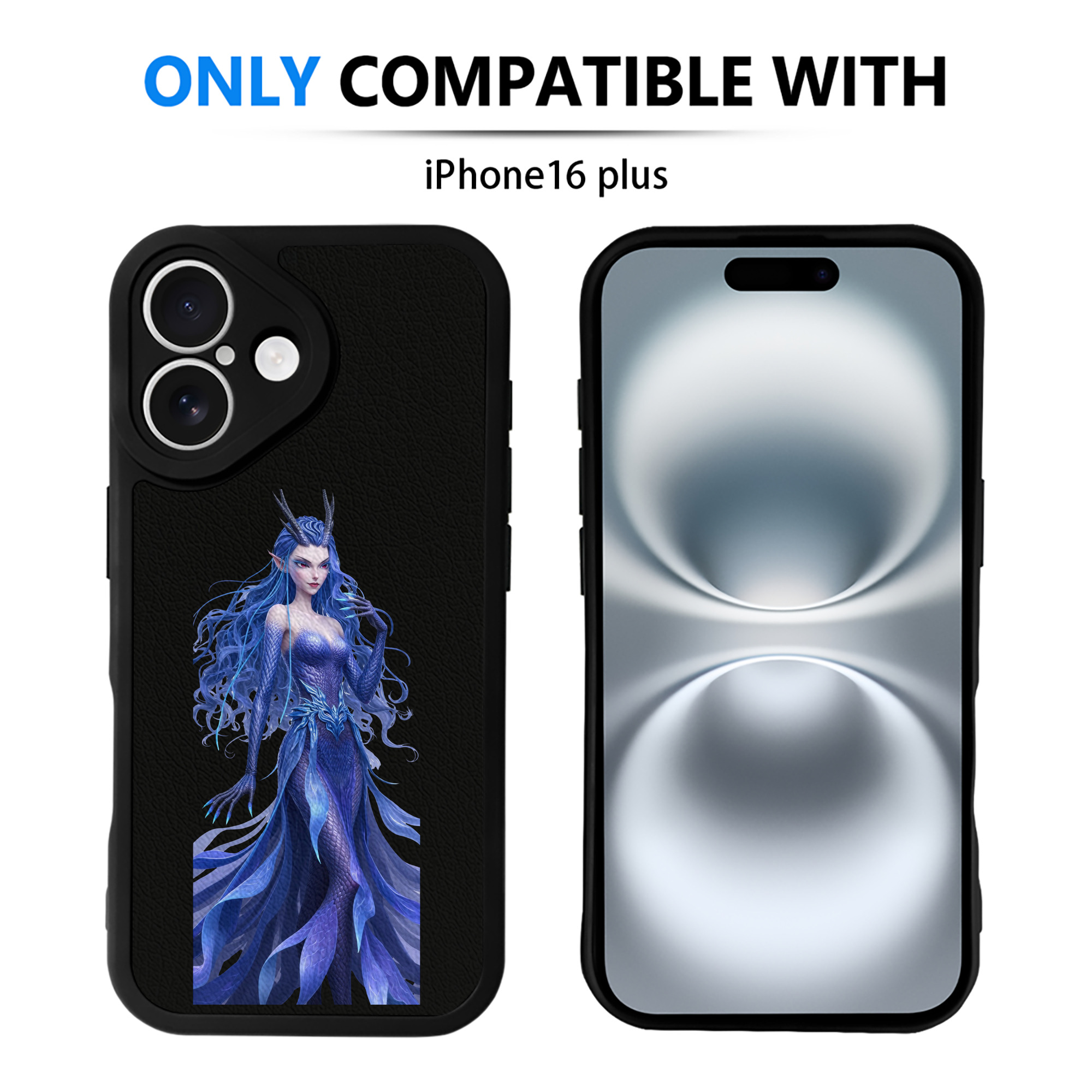 （画像用） Ne Zha 2 ナタ 魔童の大暴れ 【iPhone 16シリーズ対応】シリコンスマホケース（レザー調） 材質：シリコン